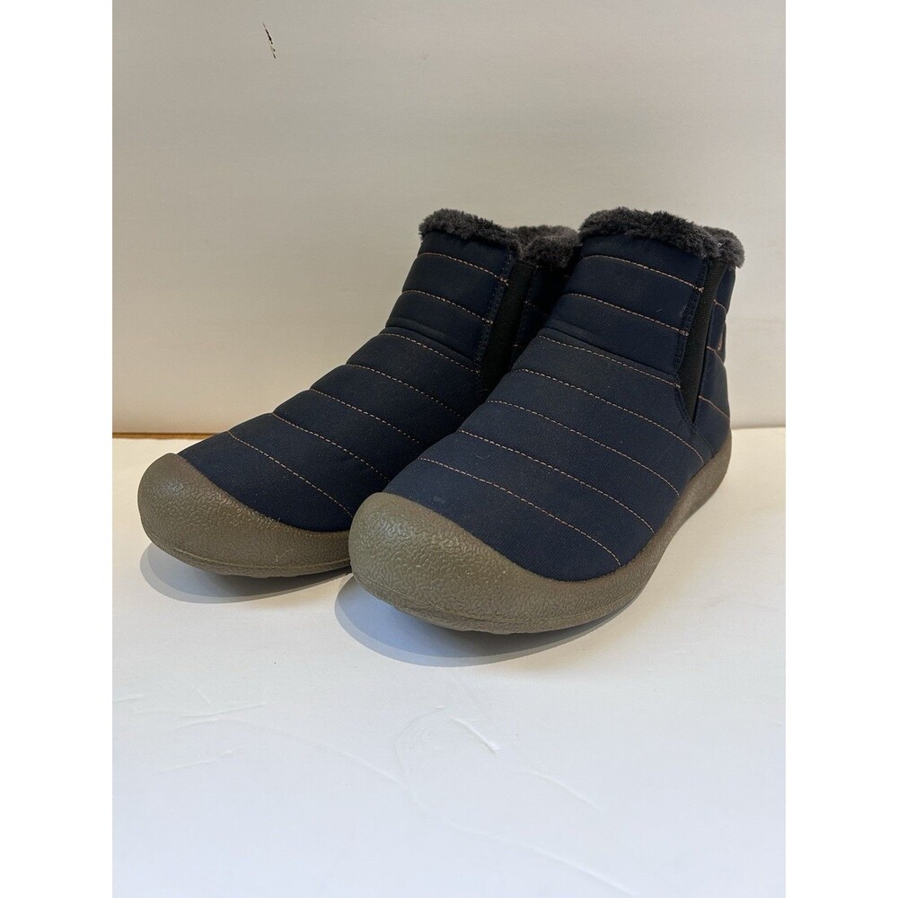 Hobibear Barefoot Winter Boots Womens Size 41 US 10 Navy Blue Quilted Booties - Picture 13 of 13